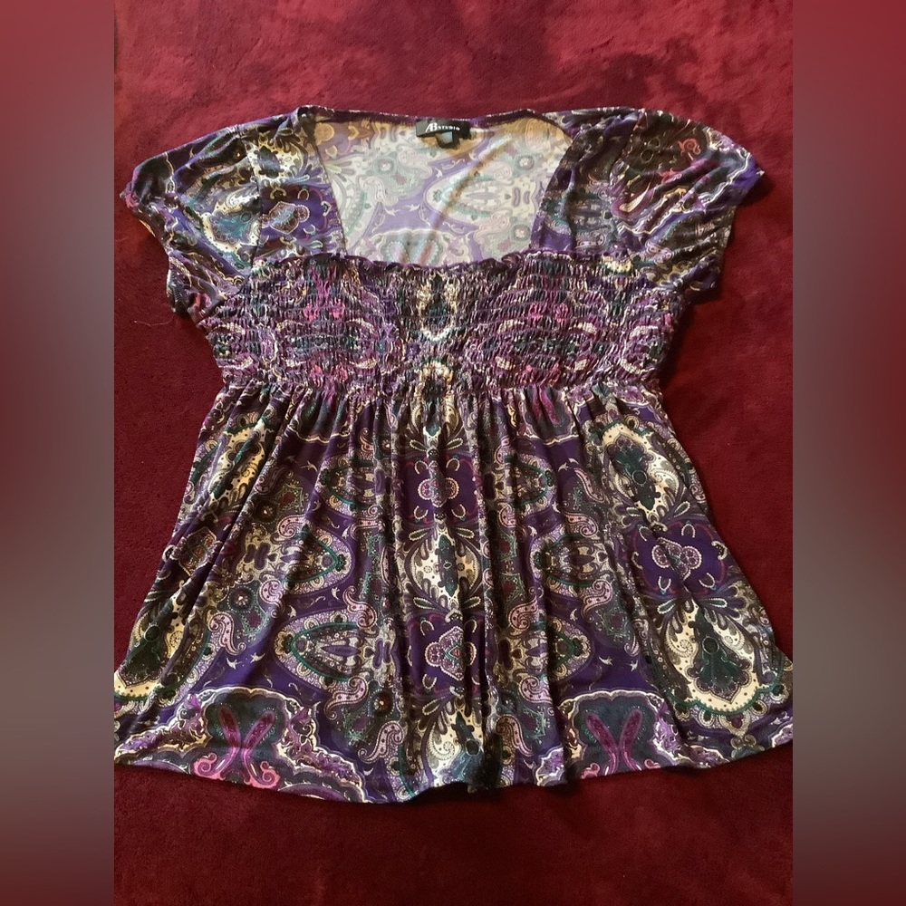 AB Studio baby doll top